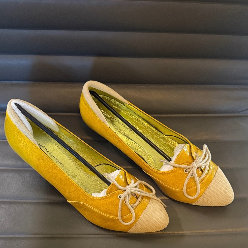 NIB Anthropologie lace-up kitten heels by Pilcro size 7